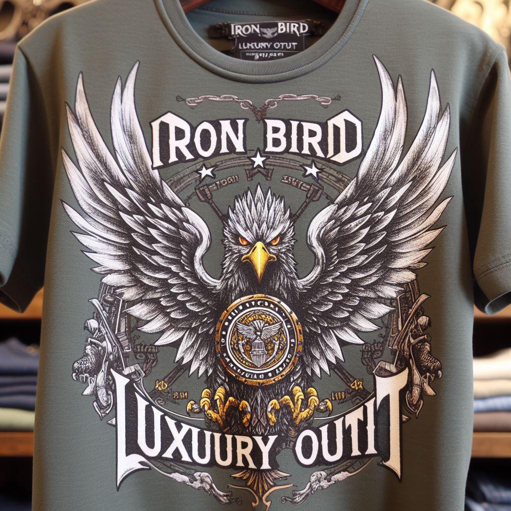 iron bird grey t-shirt